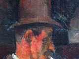 Paris Musee D'Orsay Paul Cezanne 1890-95 Card Players Close Up 
